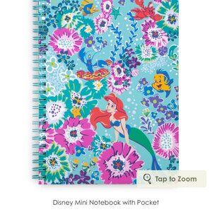 Vera Bradley Disney Little Mermaid Mini Notebook NWT